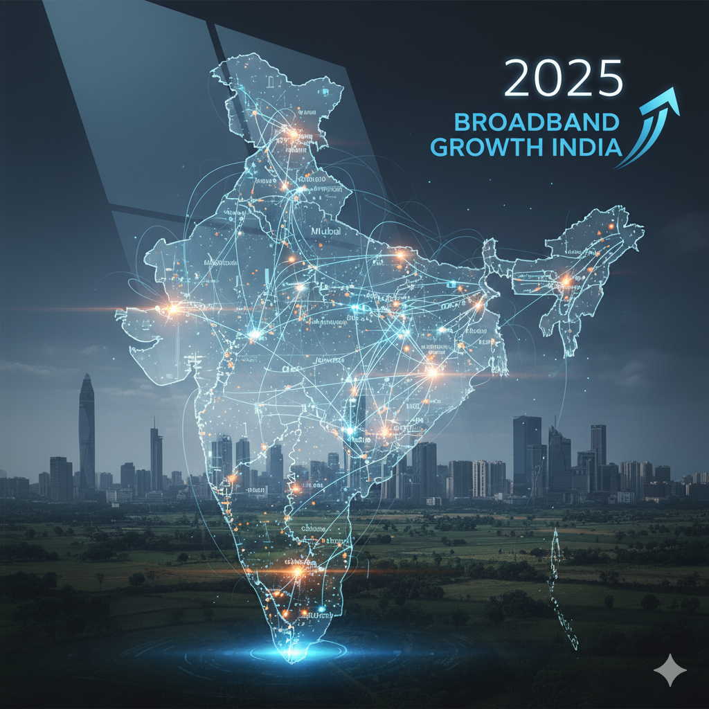 Broadband India Growth 2025